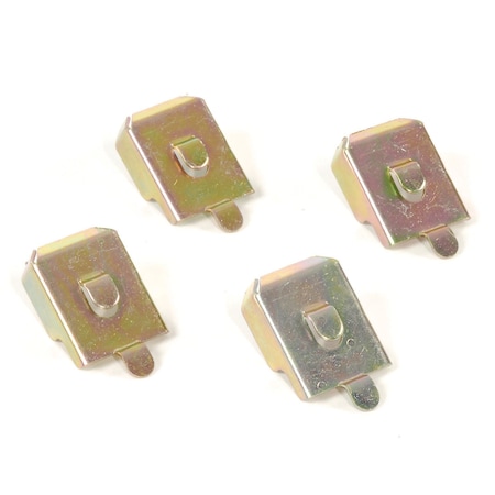 Global Industrial Extra Shelf Clips, Steel, Set Of 4 234071